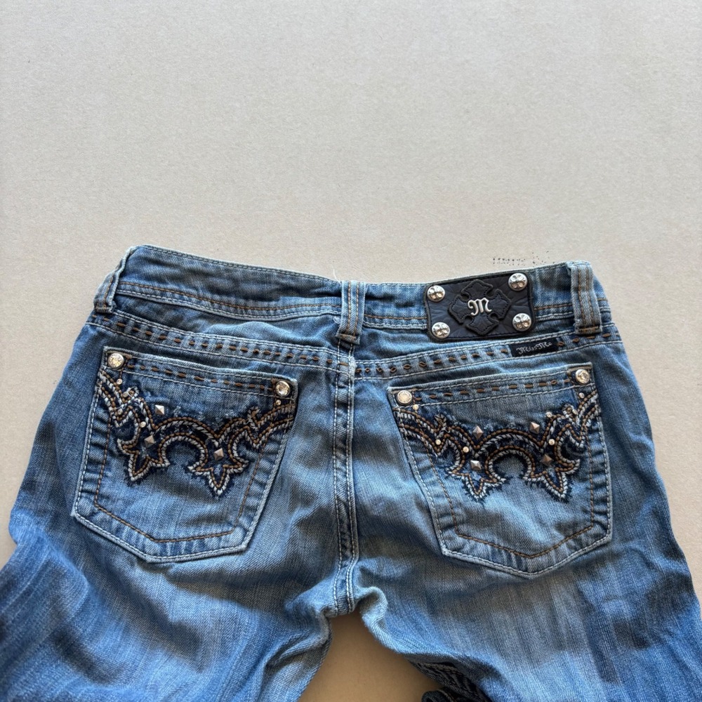 Y2K Miss Me Low Rise Bootcut Jeans